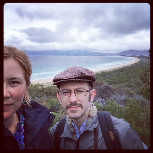 It's 10:30am and I've already done 8500 steps! Bruny Island is pretty spectacular so far...