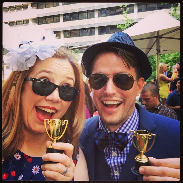 Best couple! #melbournecup #nocompetition #literally