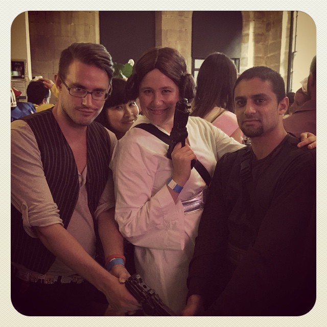 Han, Leia, and Jedi (with cameo from Gogo from Kill Bill). #whenigrowup