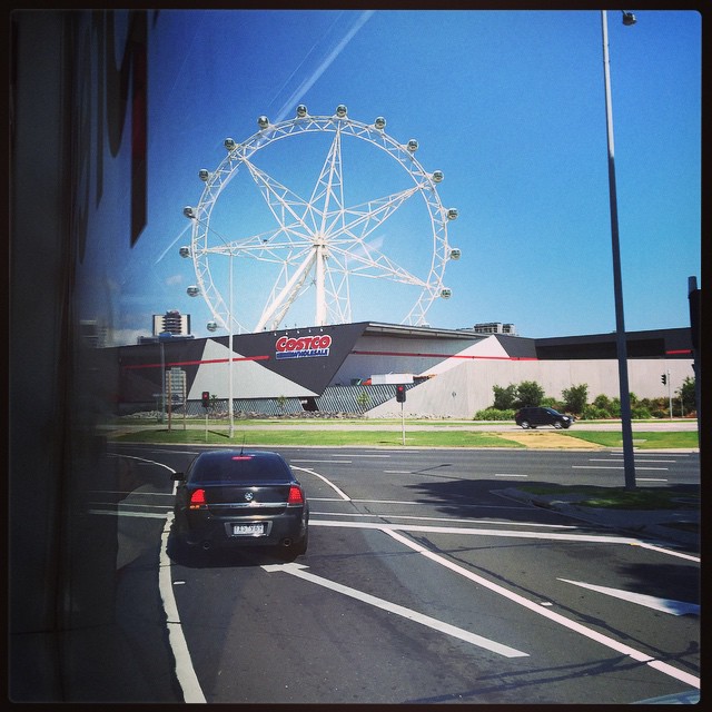 The Melbourne Costco sells Ferris wheels!