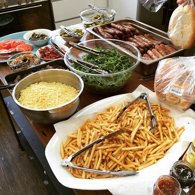 Chef @songkran_man put on an amazing American feast for the @canva Yanks! Happy Independence Day! @canvavibe