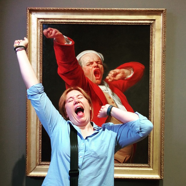 Self-Portrait, Yawning, Joseph Ducreux. #musepose #reallifememe