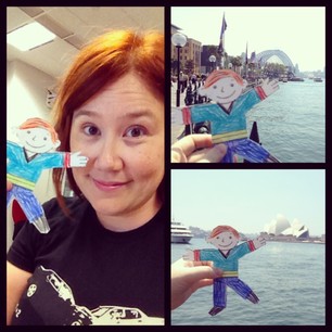 Adventures with Flat Stanley. (The things I do for other people's kids...)