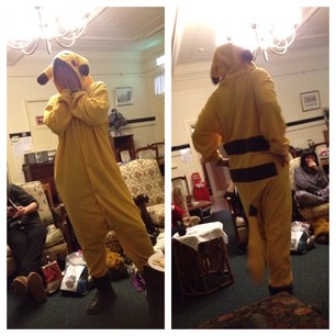  A grown woman dressed as Pikachu. I am possibly the only person in the room JEALOUS.