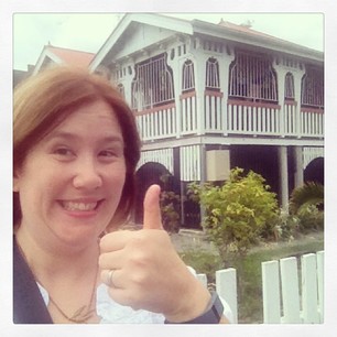 Spotted my first Queenslander (house) today!