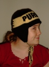 Side view of Purdue hat