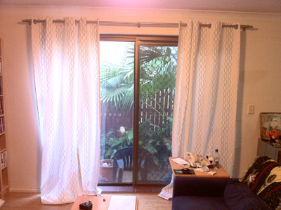 Living room curtains