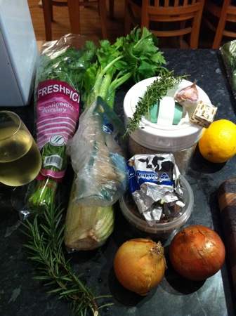 Risotto ingredients