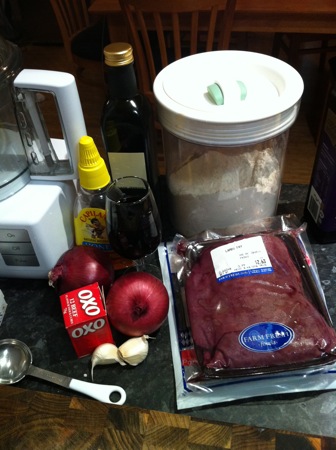 Gravy and liver ingredients