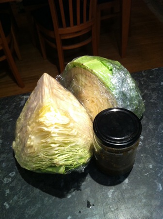 Cabbage ingredients