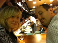 Me and Snook at Momofuku Seiobo