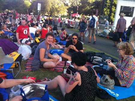 The crowd - Opera in the Domain 2011
