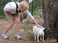 Me and the albino wallaby