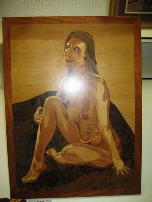 Naked lady woodwork