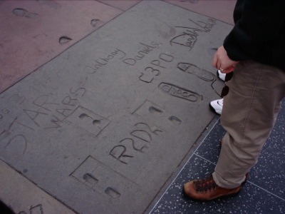 Footprints at Grauman's Chinese Theater