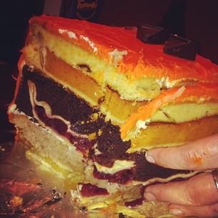 At last, here's the CHERPUMPLE money shot. Somehow we ended up eating 75% of it!