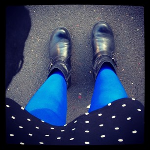  It's definitely a Coloured Tights Day. GO THE BLUES! #tweetoforigin #nswrl #9jumpin