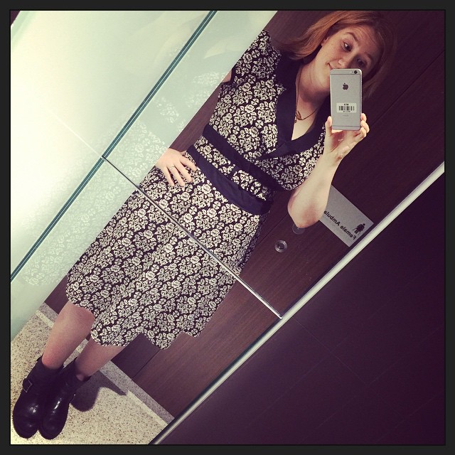 #frocktober day 22. Jolene dress by @heartofhaute and biker boots. (First pic from iPhone 6+!)