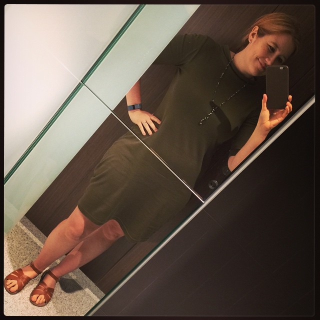 #frocktober day 23. Green Super Spy Dress from @heartofhaute with Saltwater Sandals. (I was going for a sort of 