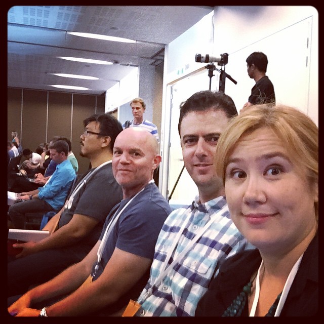 Post-lunch 9Jumpin team selfie at #Respond15 with @andrewmamo and Pat.