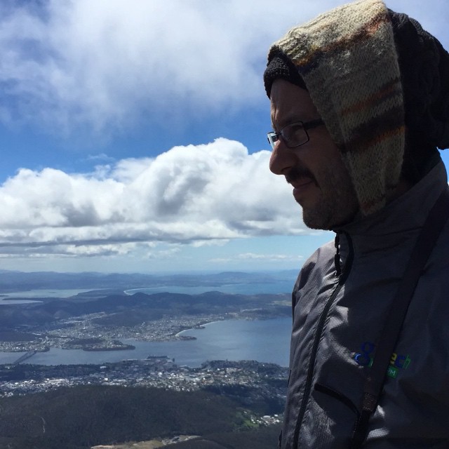 Time lapse on Mount Wellington summit with one very cold Snook.