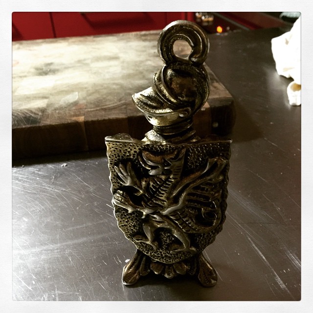 Christmas mystery! Someone sent us a parcel with this fun knight bottle opener. No note or return address. Who was it?!