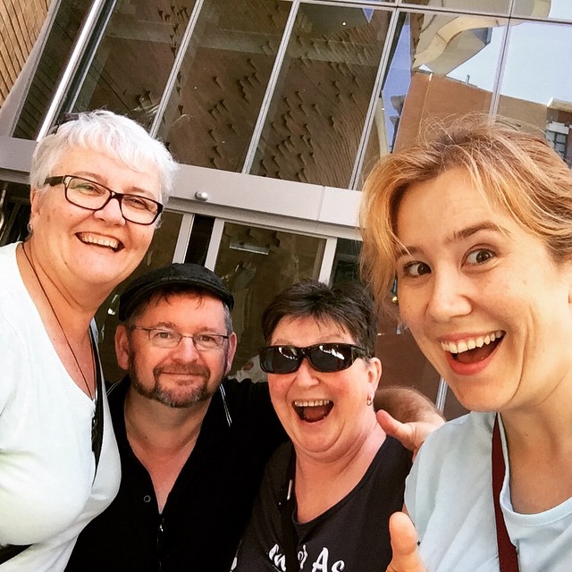 Finishing the tour with a group selfie. SAY ARCHITECTURE! #utsgehry #utsreveal