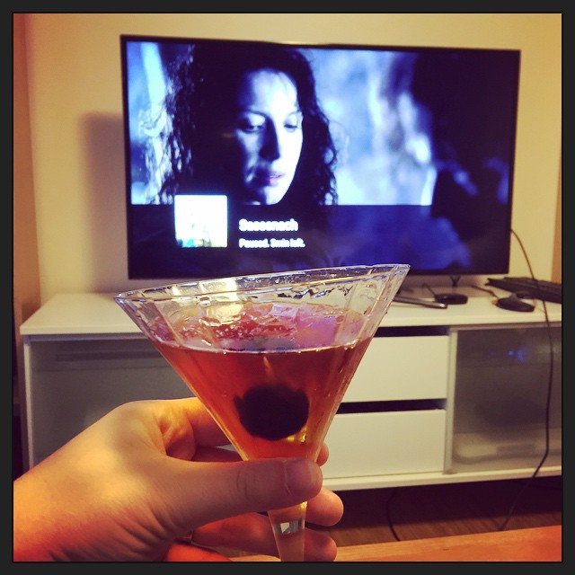 He felt a Rob Roy was appropriate. #outlander