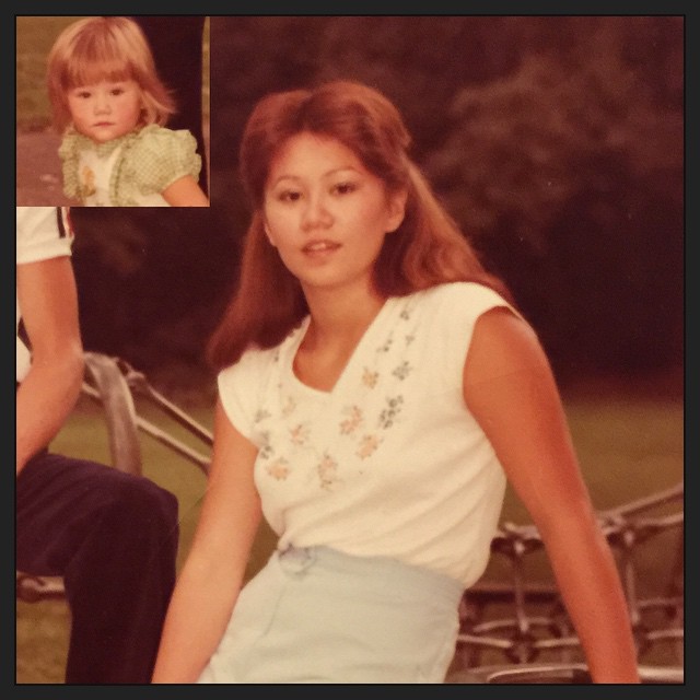 Happy Mother's Day to the most beautiful and smart mama in the world. (#nofilter because it was the 70's.)