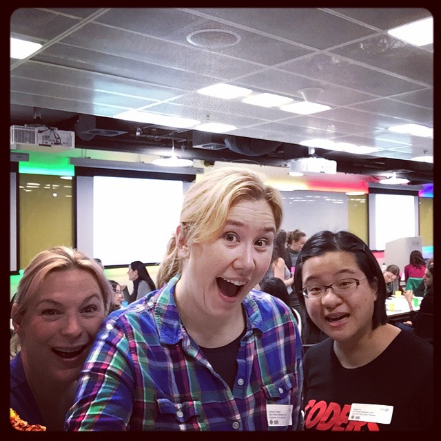 #SheHacks2015 has begun! (OMG MY FIRST EVER SELFIE WITH A STICK.)