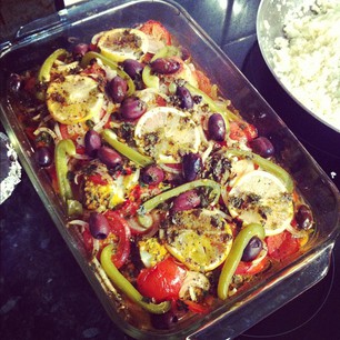 Beautiful Moroccan Fish Tagine, courtesy of the Snook.  #paleo 