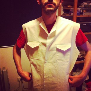 Negroni step 3: basic body construction. You guys - IT ACTUALLY LOOKS LIKE A SHIRT!