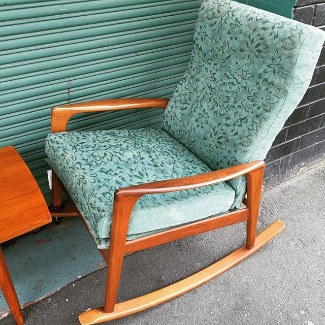 I saw her yesterday and fell in love. She's being restored and reupholstered before I take her home. (She's real vintage Fler!)