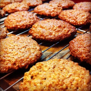 Maple Brown Sugar Oatmeal Cookies for  @konvict67  tomorrow...