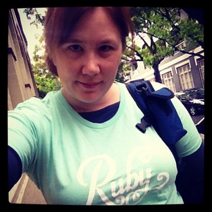 Back to @railsgirlsau for day 2! Gotta earn the shirt... #railsgirlssyd