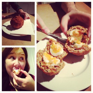 Chorizo Scotch Egg!