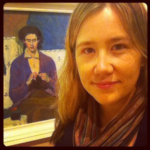 Visiting one of my favourite paintings by Grace Cossington Smith.