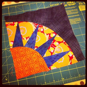 Achievement unlocked! Paper piecing AND curved seams. I am victorious!