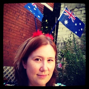 Flags fluttering in the breeze... (My neighbours were amused.)