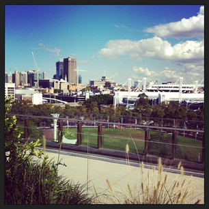 View from the 6th floor garden deck. Nice. #exploring