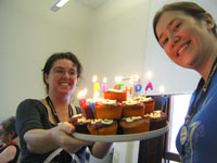 Birthday cupcakes from Fiona!