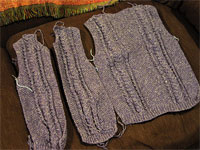 Cabled Cardigan for Marianne