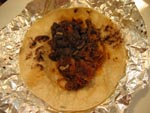 D.F. Steak and Onions Taco