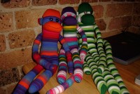 Sock monkeys galore!