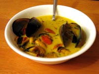 Curried Mussel Soup