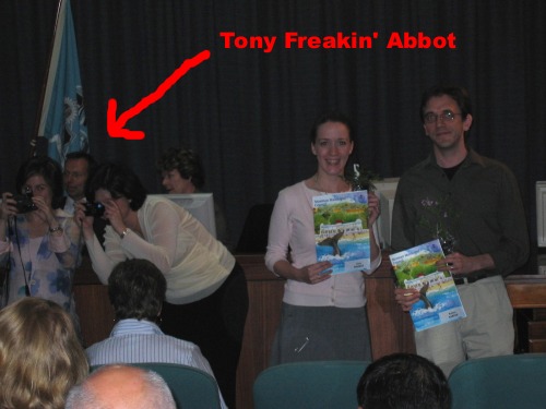 Amy, Rob, and Tony Freakin' Abbot!