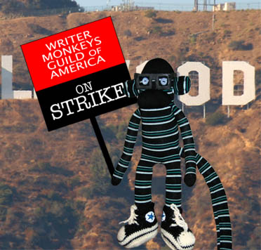 Striking Writer Monkey