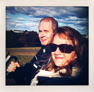 Kite Flying - Eileen and Dean