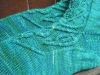 Absinthe Socks (Detail)