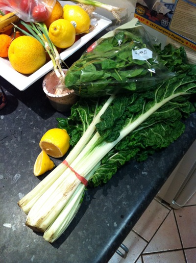 Ingredients for Greens